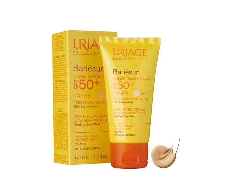 کرم ضد آفتاب SPF 50 بری سان فاقد چربی رنگی اوریاژ 50 میلی لیتر