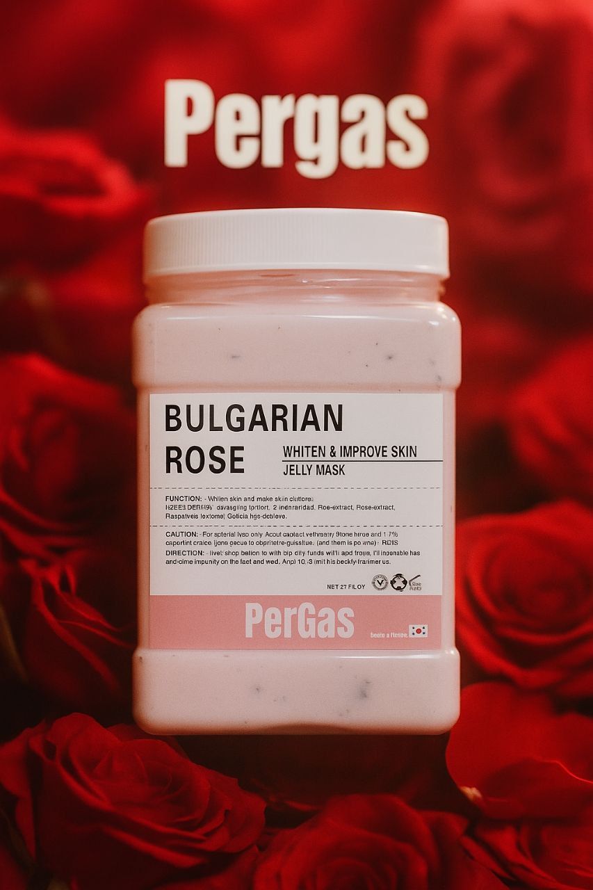 ماسک هیدروژلی گل رز پرگاس 650 گرم
