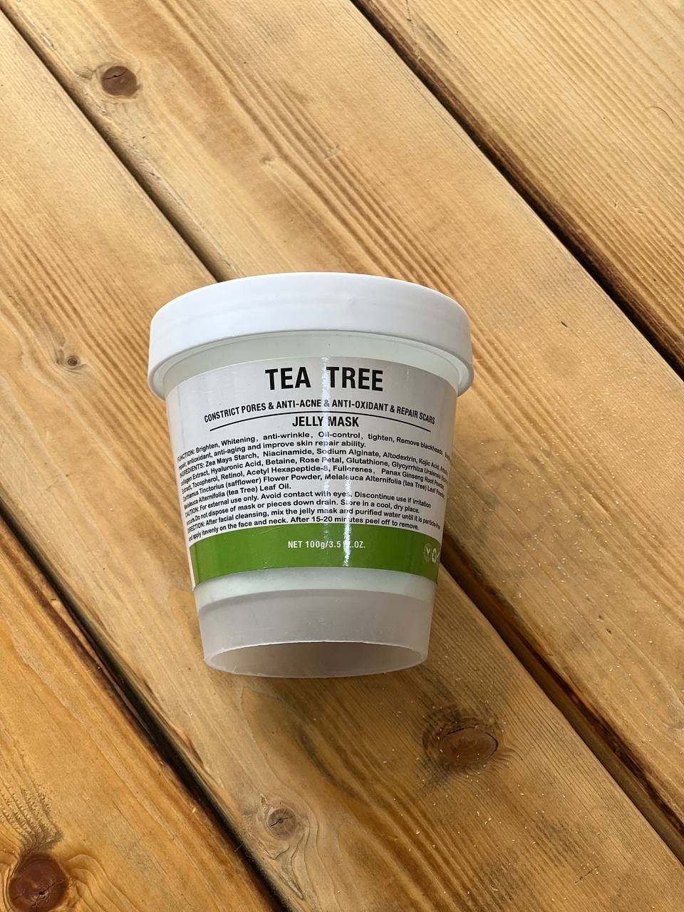 ماسک صورت هیدروژلی دکتر مینایر مدل چای سبز ضد جوش و آنتی اکسیدان و ترمیم کننده وزن 100 گرم