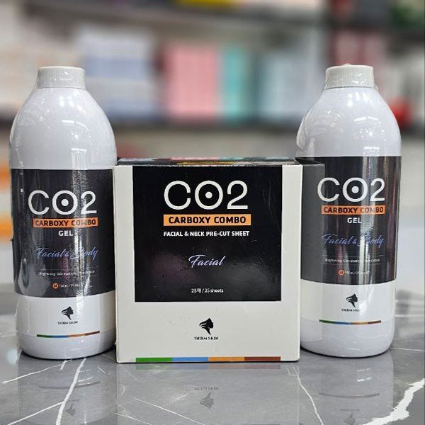 ژل کربوکسی تراپی CO2 درم اسکین 25 نفره 750 میلی لیتر