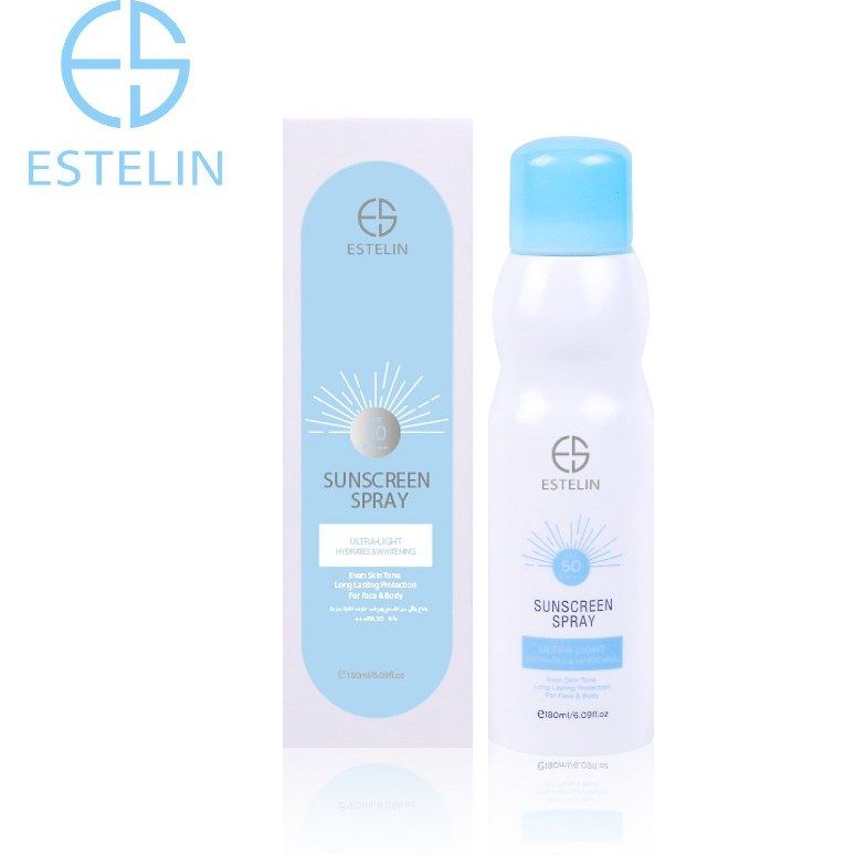 اسپری ضد آفتاب استلین SPF50 حجم ۱۸۰ میل بی رنگ