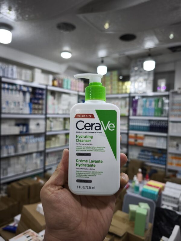 کرم/ژل شستشوی مرطوب کننده سراوی مدل Hydrating Cleanser، حجم 236 میلی‌لیتر