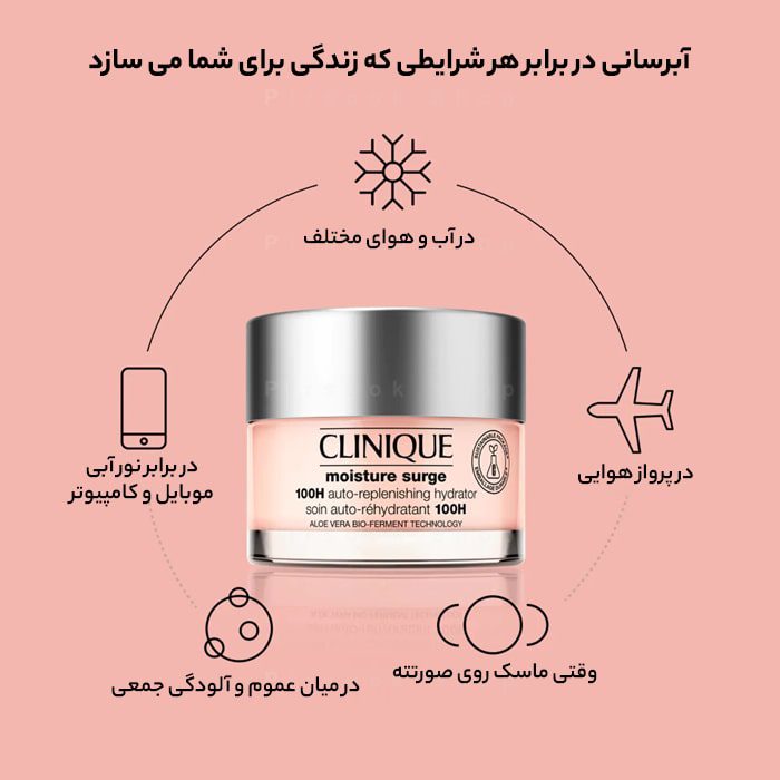 کرم آبرسان مویسچر 100 ساعته کلینیک - تصویر 3